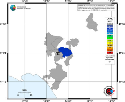 Mappa MCS - territori comuni