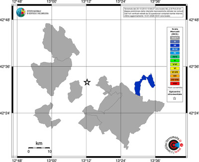 Mappa MCS - territori comuni