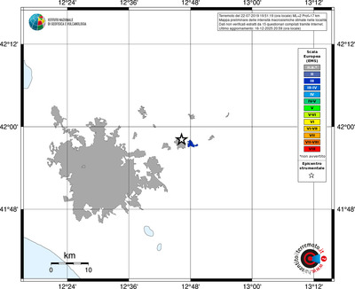 Mappa EMS - territori località