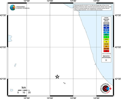 Mappa MCS - territori località