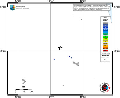 Mappa EMS - territori località