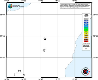 Mappa EMS - territori località