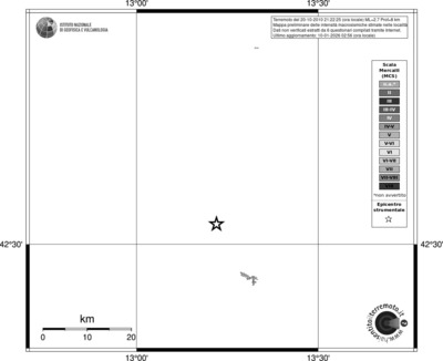 Mappa MCS - territori località