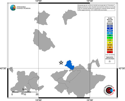 Mappa MCS - territori comuni