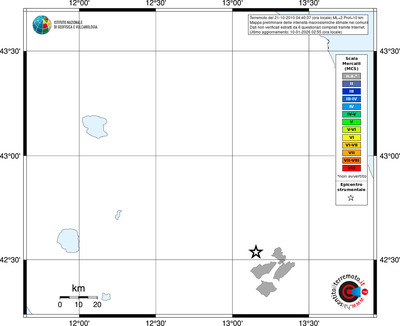 Mappa MCS - territori comuni
