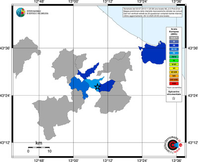 Mappa EMS - territori comuni