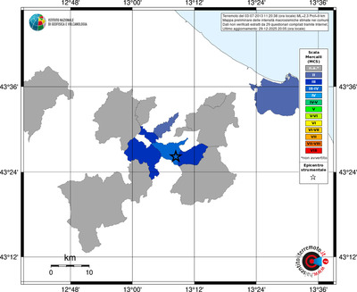 Mappa MCS - territori comuni
