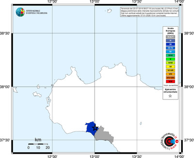 Mappa EMS - territori comuni