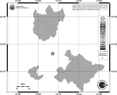 Mappa MCS - territori comuni