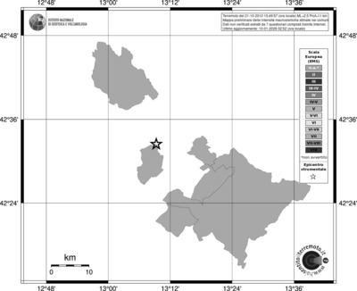 Mappa EMS - territori comuni