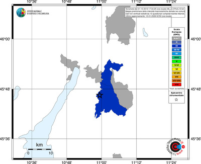 Mappa EMS - territori comuni