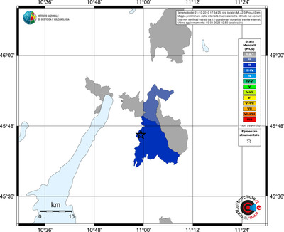 Mappa MCS - territori comuni