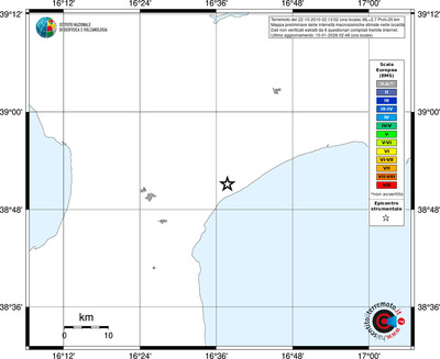 Mappa EMS - territori località