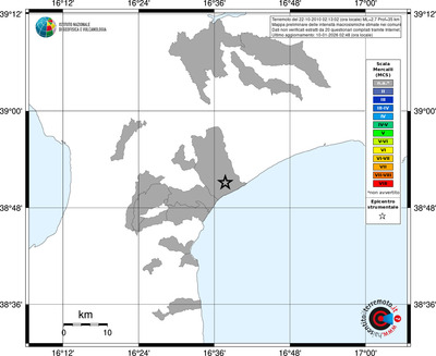 Mappa MCS - territori comuni