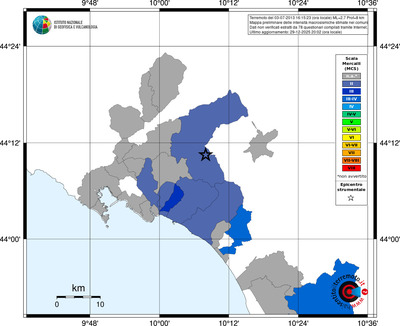 Mappa MCS - territori comuni
