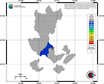 Mappa MCS - territori comuni