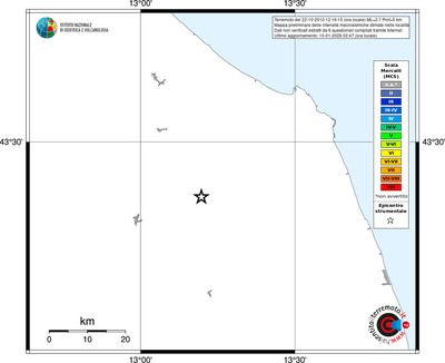 Mappa MCS - territori località