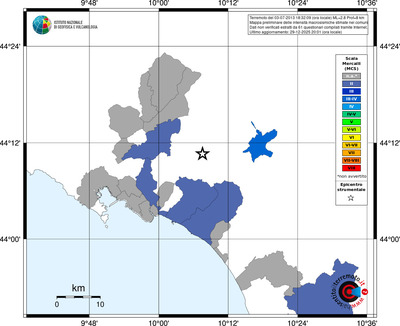 Mappa MCS - territori comuni