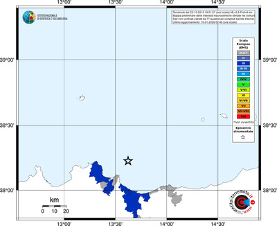 Mappa EMS - territori comuni