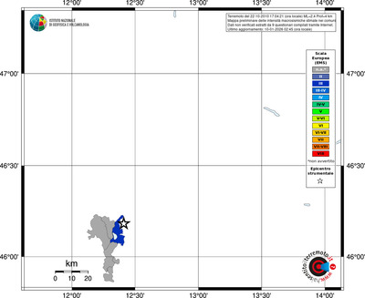 Mappa EMS - territori comuni