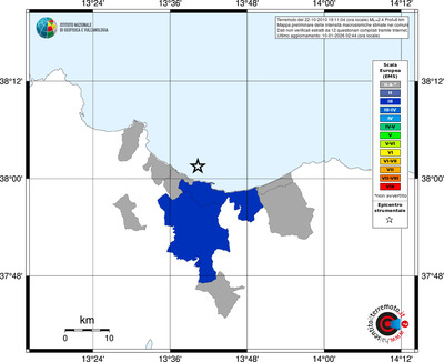 Mappa EMS - territori comuni