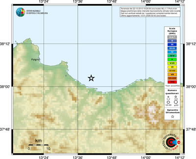 Mappa EMS - località