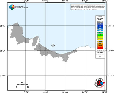 Mappa EMS - territori comuni