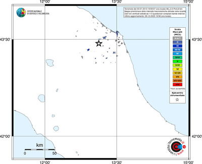 Mappa MCS - territori località
