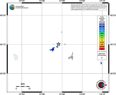 Mappa EMS - territori località