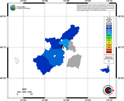 Mappa EMS - territori comuni