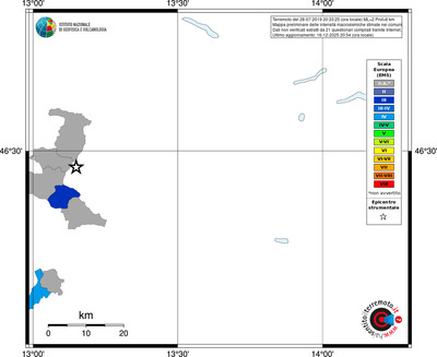 Mappa EMS - territori comuni
