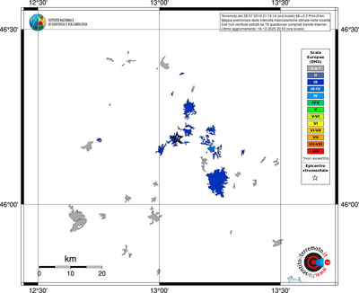Mappa EMS - territori località