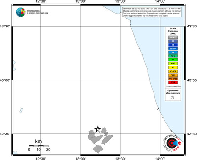 Mappa EMS - territori comuni