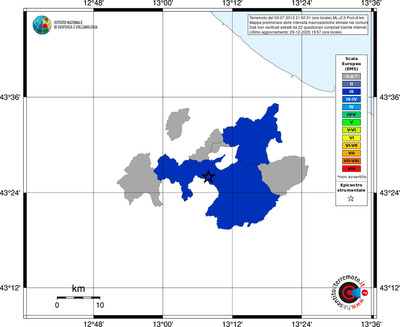 Mappa EMS - territori comuni