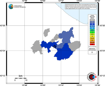 Mappa MCS - territori comuni