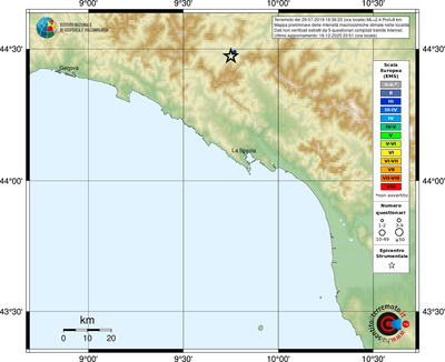Mappa EMS - località