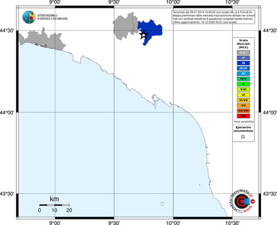Mappa MCS - territori comuni