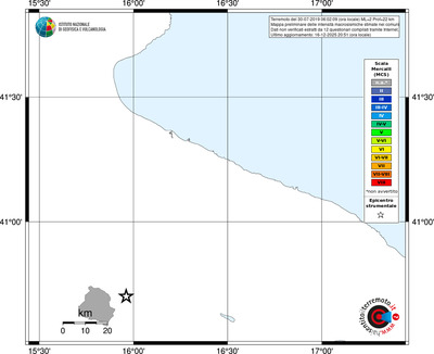Mappa MCS - territori comuni