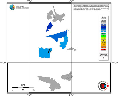Mappa MCS - territori comuni