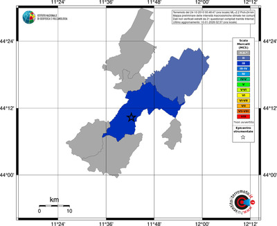 Mappa MCS - territori comuni