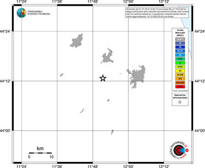 Mappa MCS - territori località