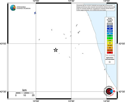 Mappa EMS - territori località