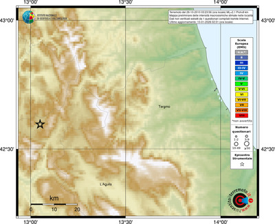 Mappa EMS - località