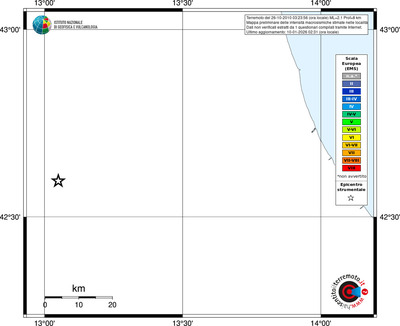 Mappa EMS - territori località