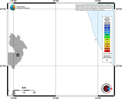 Mappa MCS - territori comuni