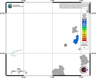 Mappa MCS - territori comuni