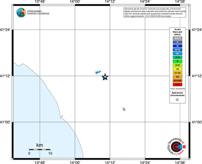 Mappa MCS - territori località