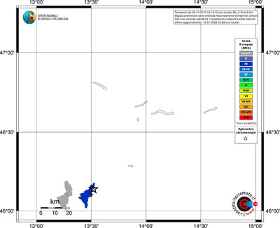 Mappa EMS - territori comuni