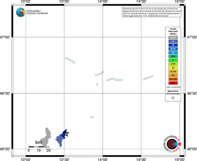 Mappa MCS - territori comuni