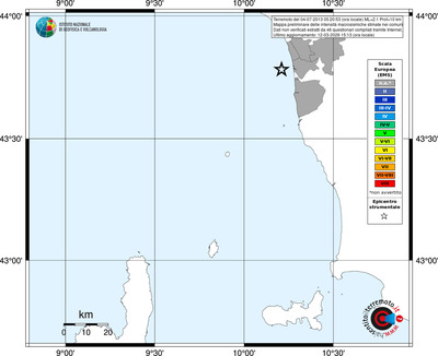 Mappa EMS - territori comuni